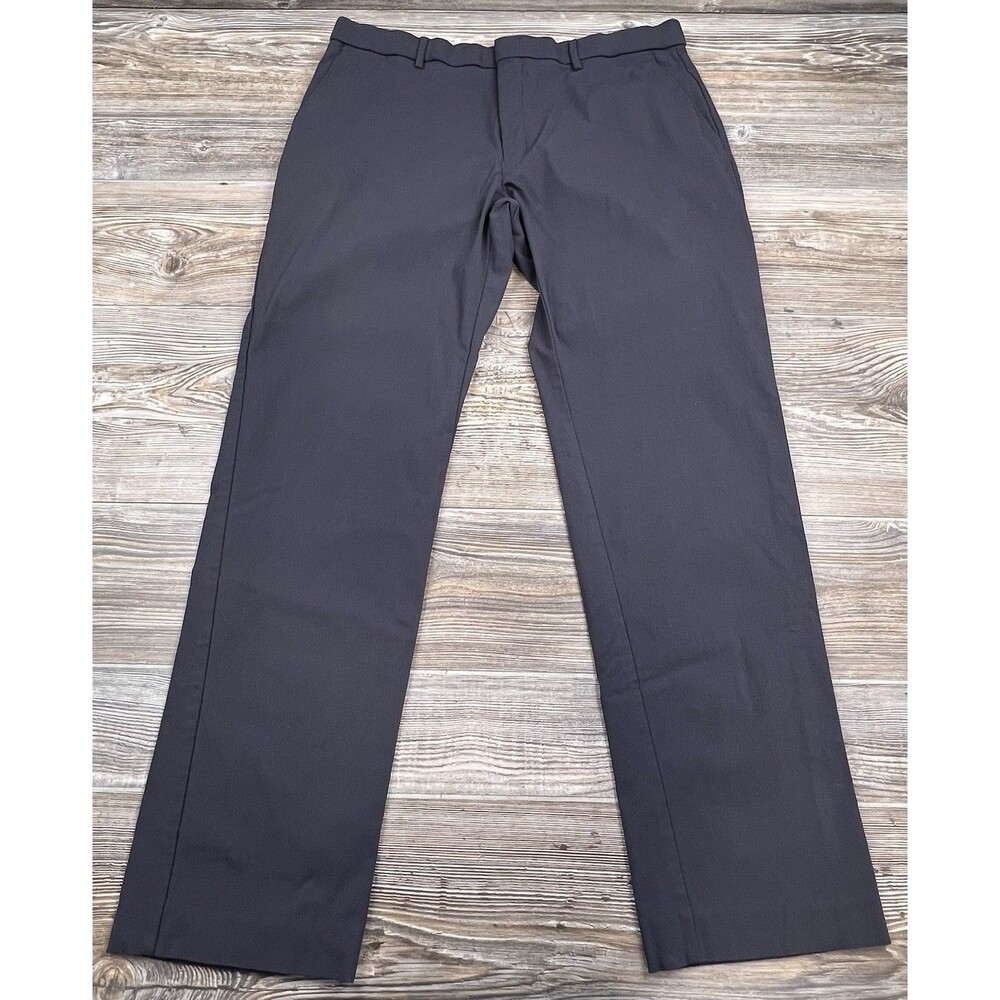 Tommy Hilfiger Mens Blue Modern Fit Stretch Dress Pants Tagged 38x32 FITS 35x30